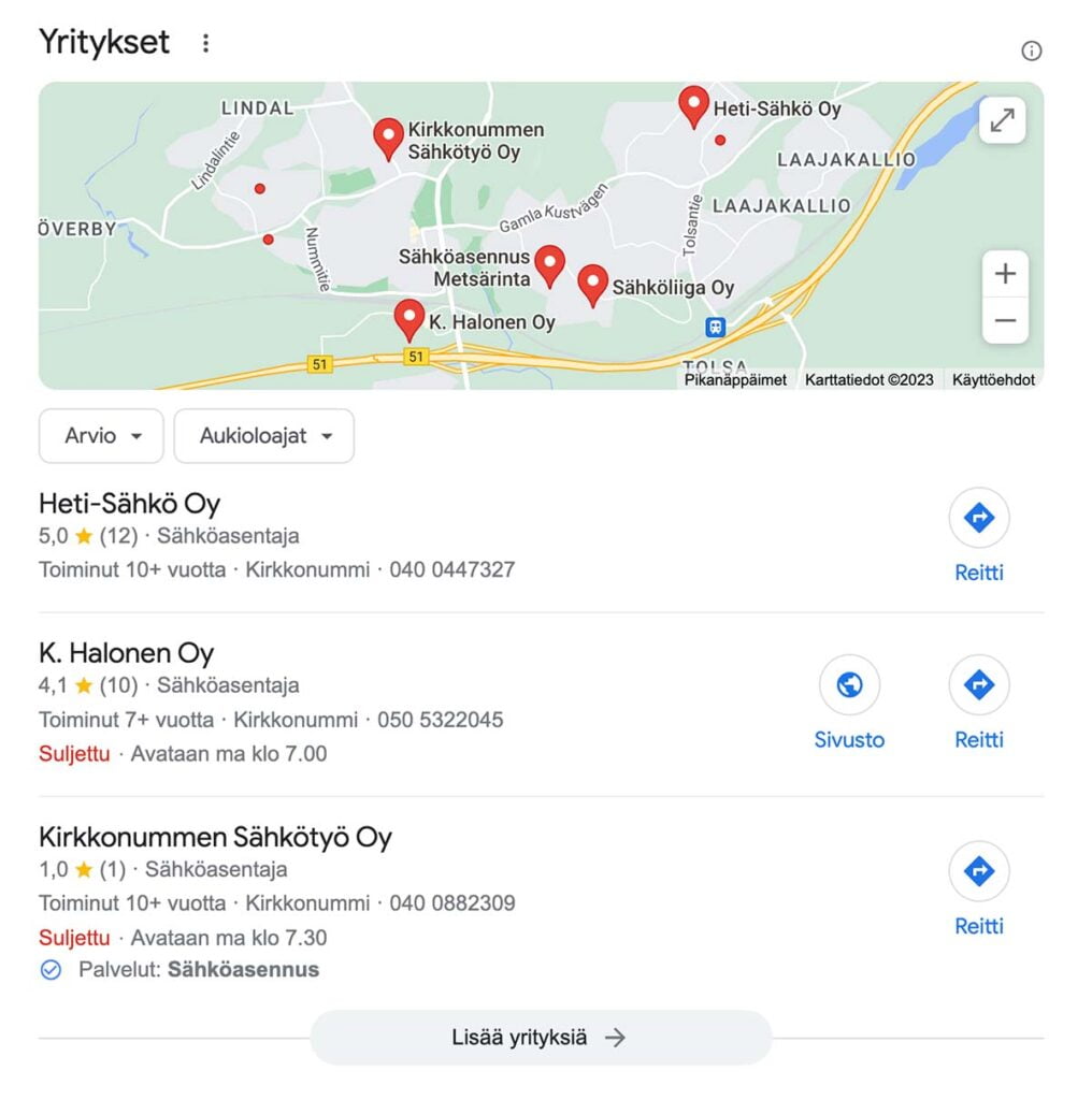 Google 3-pack